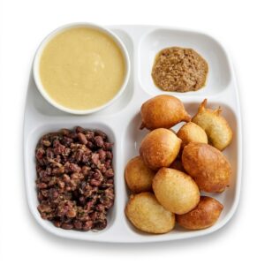 Beignet Haricot Bouillie